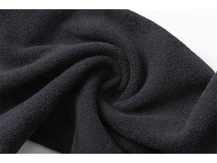 Jesienno-zimowe czarne wyszczuplające nylonowe legginsy aksamitne z kontrolą brzucha