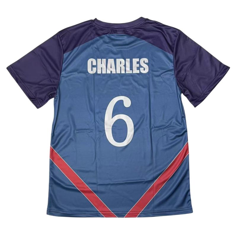Anime Charles Košile Cosplay Kostýmy #6 Fotbalový Klub Dres Charles Fotbalové Tréninkové Tričko 3D Tisk