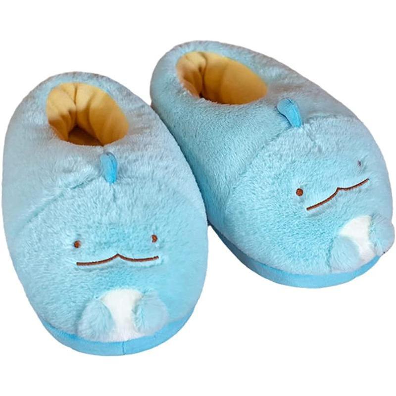 Slippers, Indoor Shoes, Plush Slippers, Sumikko Gurashi Cat, Fluffy, Warm, Cold Protection, Slippers, Sandals, Warm, Cute, Cotton