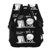 Coding Computer Programmer Programming Gift Student Backpack School Bag Hiking Travel Daypack for Men Women Bookbag Shoulder Bag