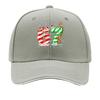 Christmas  Candy Cane Numbers Reindeer Snowflakes Sandwich Baseball Cap Sun Cap Outdoor Workouts Hat