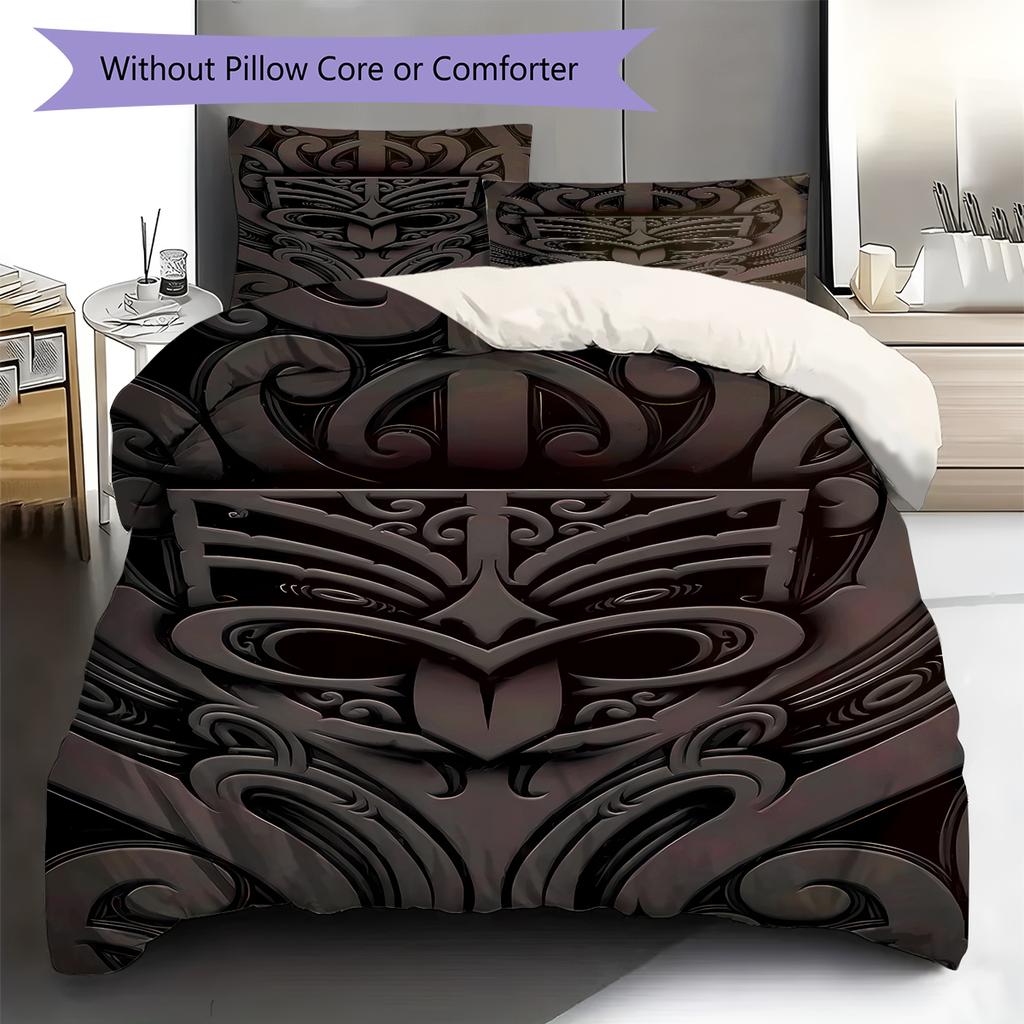 Biancheria da letto con motivo New Zealand Warriors, Set piumone Copripiumone Federa Regalo di Compleanno per la Casa (1 * copripiumino + 2 * federa, senza nucleo)