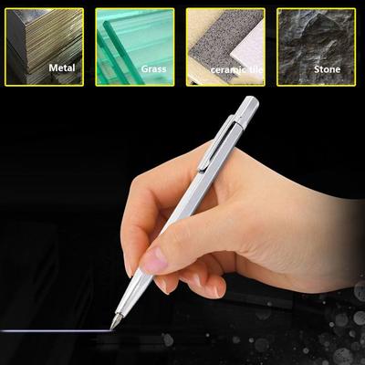 Diamond Metal Marking Engraving Pen Tungsten Carbide Tip Scriber Pen for Glass Ceramic Metal Wood Carving Scribing Hand Tools