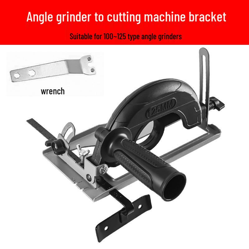 Electric Saw Slotting Base & Dust Cover for Angle Grinder Modification