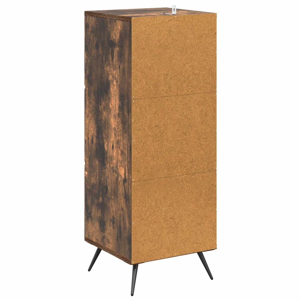 Drawer Cabinet Smoked Oak 33 x 34.5 x 90 cm