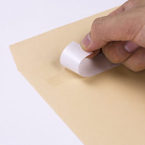 Bastelumschläge quadratisch Gr. 3 B5 Format (groß) mit Klebeband 100 Blatt KCKE-3