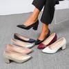 2026 Vielseitige Weiße Französische Plateauschuhe für Damen - Bequeme High Heels für Frühling/Herbst