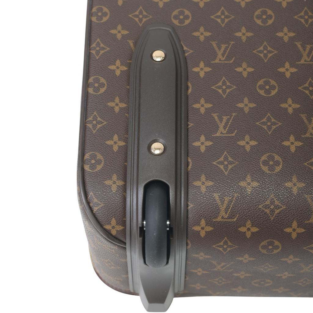 LOUIS VUITTON Monogram Pegas 45 suitcase Monogram canvas Brown unisex M23294 Used