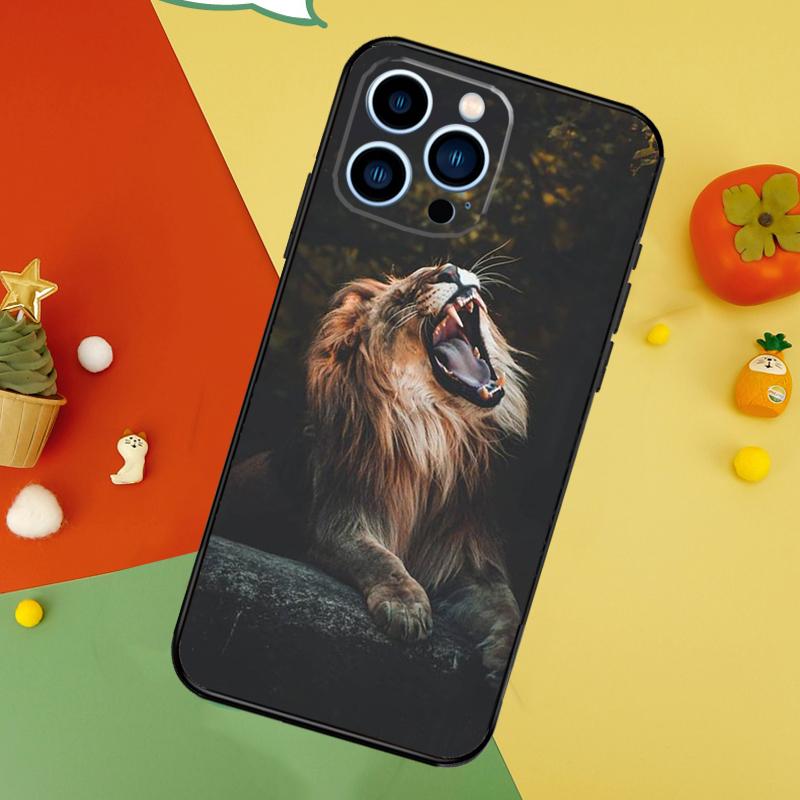 Roaring Lion Phone Case For iPhone 17 Pro Max16 15 14 13 11 12 Pro Max Plus 12 13 Mini 16e 17 Air Cover iPhone 17 Air