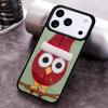 Christmas Owl soft Phone Case For iPhone 17 16 15 14 13 12 11 Pro Max Plus 17Air Soft Silicone Cover