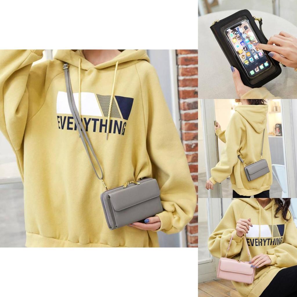 Rfid Wallet Phone Purse With Zipper Closure For Womens Daytoday Carry