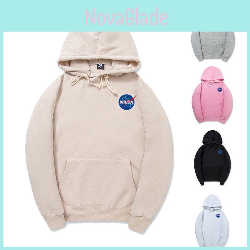 Bluza z kapturem NASA z nadrukiem NASA Unisex Hip Hop Hoodie 2018 Pulower