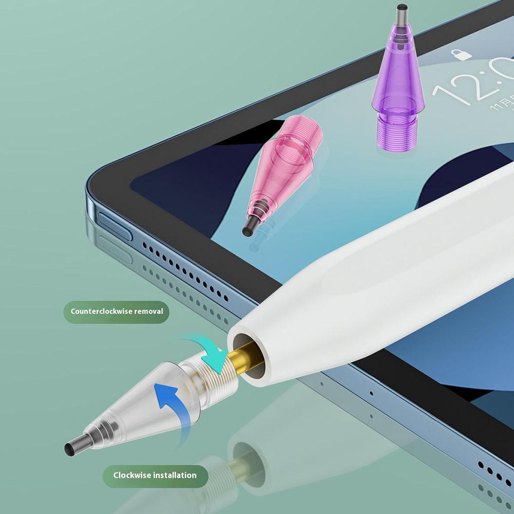 

Для Apple Pencil (2-е покоління)/Олівець (1-е покоління)/Олівець (USB-C)/Олівці Pro Tips 2B з амортизацією, безшумні Fine Point/Transparent Yellow