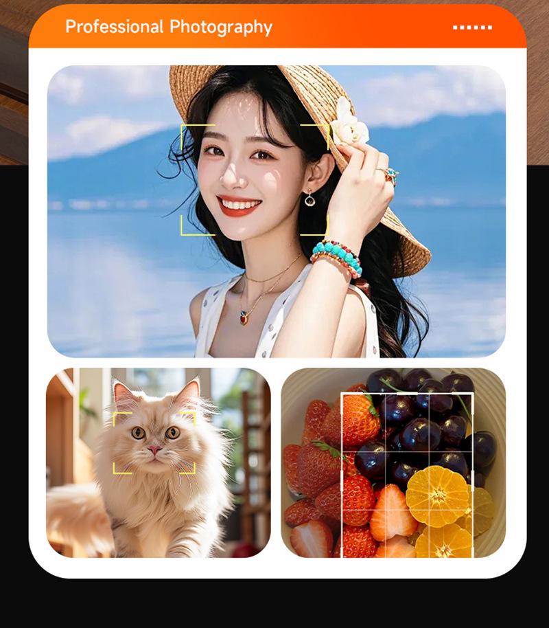 Retro 5K HD Portable Camera for Kids and Students