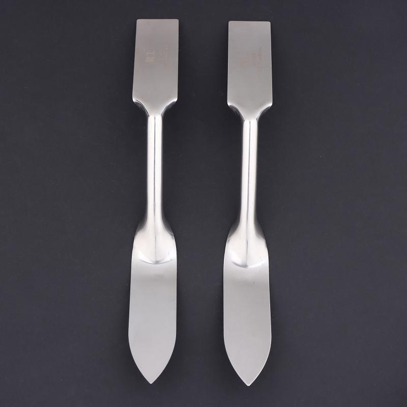 1/2Pcs Stainless Steel Double-headed Mud Plastering Trowel Wall Brick Tile Grout Knife Tools For Seam Repair & Cleaning