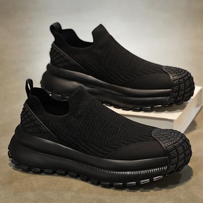 Summer Breathable Thin Fly-woven Mesh Sports Mesh Shoes Running Thick-soled Heightening Socks Shoes