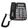 Corded Phone Caller ID Adjustable Ringtone Shortcuts Memory Wired Landline with Indicator for Home Office
