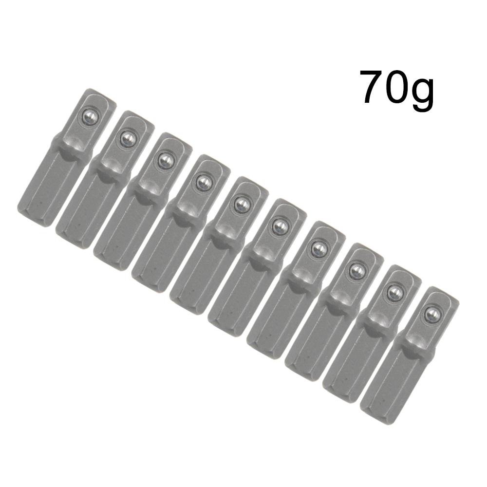 

10pc 25mm electric screw screwdriver adapter 1/4 hexagonal square head Connecting rod socket tool accessory set