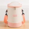 Portable Insulated Cooler Bag with Adjustable Shoulder Strap Picnic Dinner Container Lunch Bag