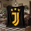Juventus FC Print Flannel Blanket Soft Warm Sofa Bed Throw Blanket For Home Office Bedroom