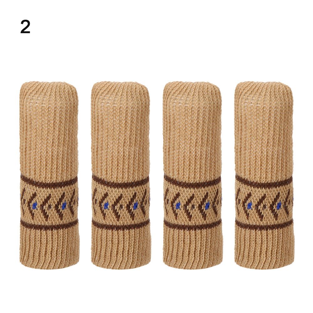 4Pcs/Set Cute Anti-Noise Floor Protector Non-slip Table Foot Cover Protective Case Furniture Legs Sleeves