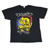 Das Casualties Shirt Größe L Schwarz Tour Konzert Punk Rock Band T-Shirt GBH Exploited Unisex T-Shirt