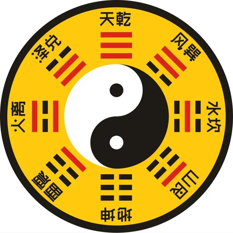 Taoistisches Tai Chi Bagua Teppich Meditationskissen Zen Matte Gang Decke Anti-Rutsch Chinesisches Wohnzimmer Übung 60X60cm