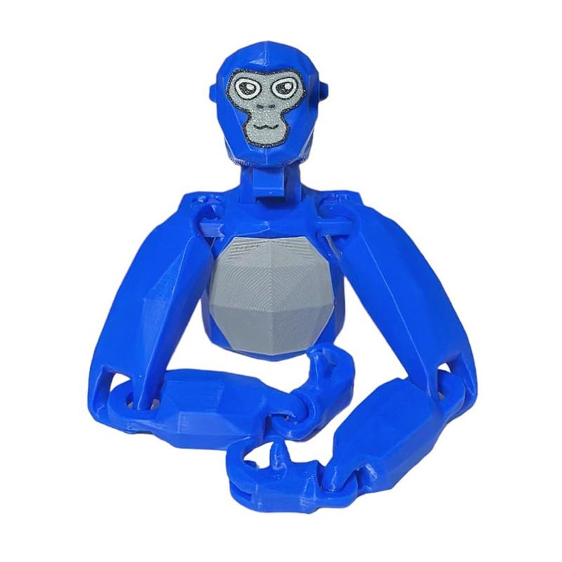 Gorilla Tag Monke 3D tištěné panenky Kreslená zvířecí hračka Narozeninový vánoční dárek pro děti 3D tištěné hračky s pohyblivými klouby