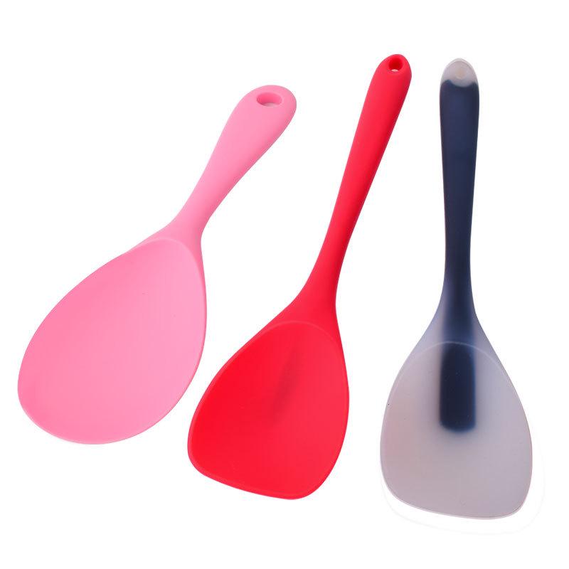 Silicone Non-Stick Rice Scooper Spoon - High-Temperature Resistant Duckbill Kitchen Tool