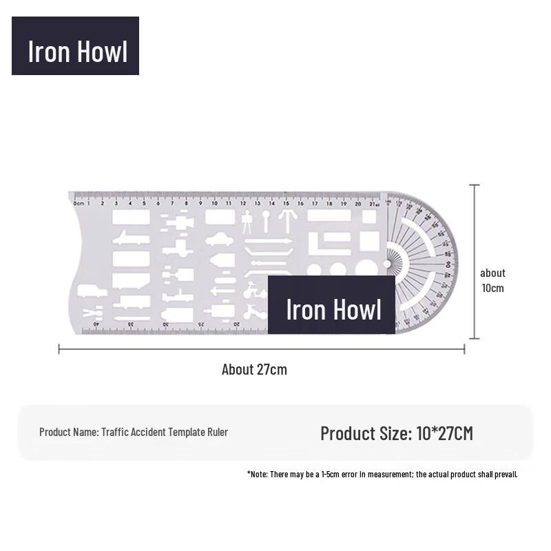 Traffic Accident Investigation Drafting Ruler