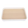 Vanity Tray Modern Minimalist Multifunctional Plastic MDF Decorative Tray for Perfume Makeup Keys Watches Square