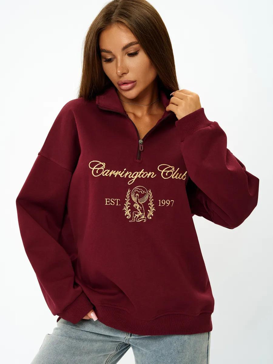 Ретро нишевый высококачественный стиль популярная буквенная печать осенне-зимний европейский и американский стиль утолщенный свитер тренд S