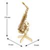 Ki-gu-mi Saxophone Pen Stand - A 3D Wooden Puzzle DIY Craft Kit for Kids and Adults Alike - Educational Toy for Boys and Girls - a Great 3D Art Piece