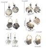 Women Earrings Balck Natural Shell Ear Rings Ornament Jewelry for Party Birthday
