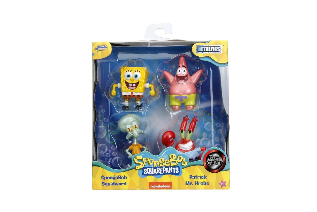 METALFIGS Figures SpongeBob SquarePants Set of 4 Die-cast