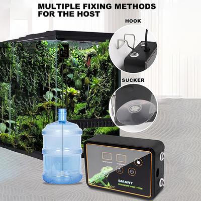 Regenwald Terrarium Zeitschaltuhr Sprühsystem Zerstäubungsset Klettertier Schildkrötenbox Intelligentes Sprühen Hohe Qualität Geräuscharm