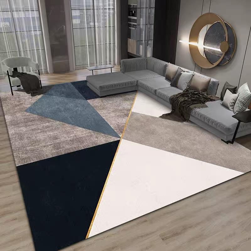 Crystal Velvet Carpet Living Room Simple Nordic Wind Room Sofa Table Mat Large Area Household Dirt Resistant Floor Mat