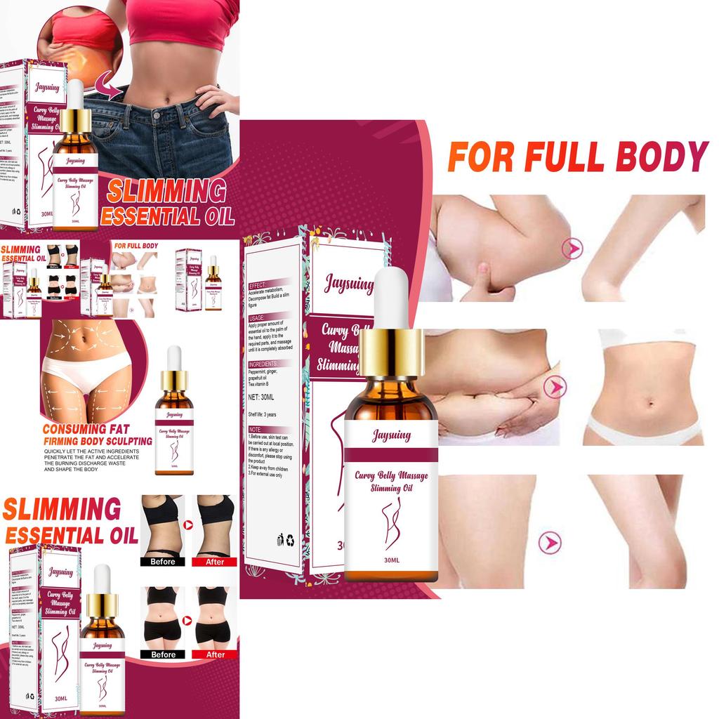 Jaysuing Slimming Essential Oils For Body Shaping And Tummy Reduction 30ml