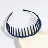 Frosted Solid Color Wide Headband Universal Headband Bangs Broken Hair Wash Face Headband Long Teeth Pressure Hair Headdress Hairpin