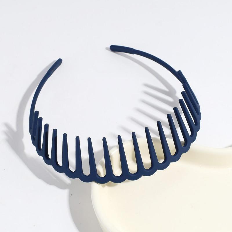 Frosted Solid Color Wide Headband Universal Headband Bangs Broken Hair Wash Face Headband Long Teeth Pressure Hair Headdress Hairpin