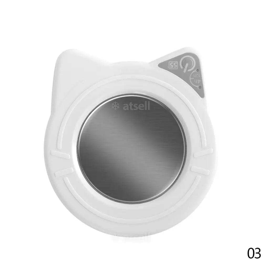 

Подогреватель кружек с вилкой США, настольный подогреваемый подстаканник для кофе, молока, чая, регулируемая температура, подогреватель для чашек