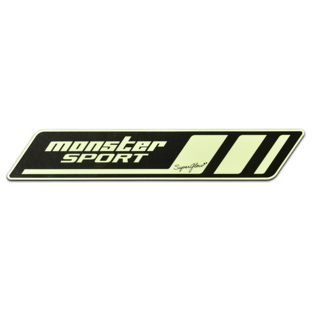 

Наклейка MONSTER SPORT MS 284 x 48 мм, Высокояркая светящаяся в темноте наклейка, Тюнинг 896184-0000M