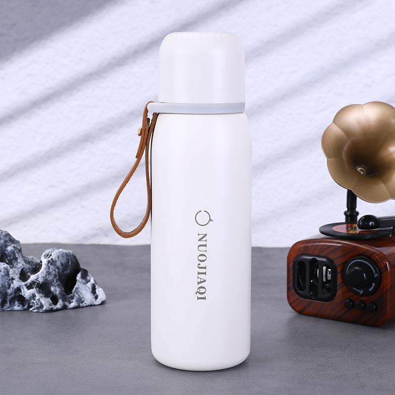 New Stainless Steel Bullet Thermos Cup Double-layer Vacuum Sling Sports Cup Outdoor Portable Cup