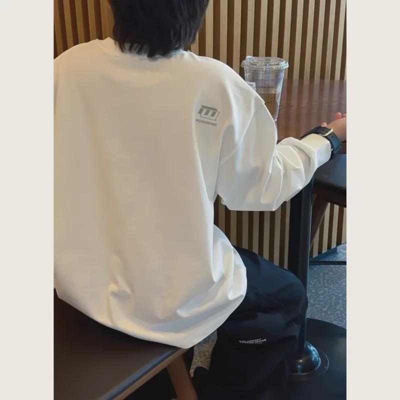 "Fashion Boy's Cartoon Print Long-Sleeve T-Shirt - 2024 Autumn Collection"