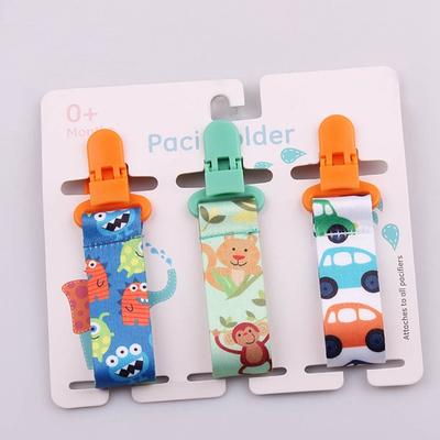 3pcs /set Pacifier Clips for Babies Newborn Soother Clip Chain Personalised Infant Present Gifts Personalized Baby Accessories