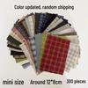 Pre-dyed Small Fabric Scraps for Doll Clothes and Patchwork Quilts with Needle by Hai Leide Zhu