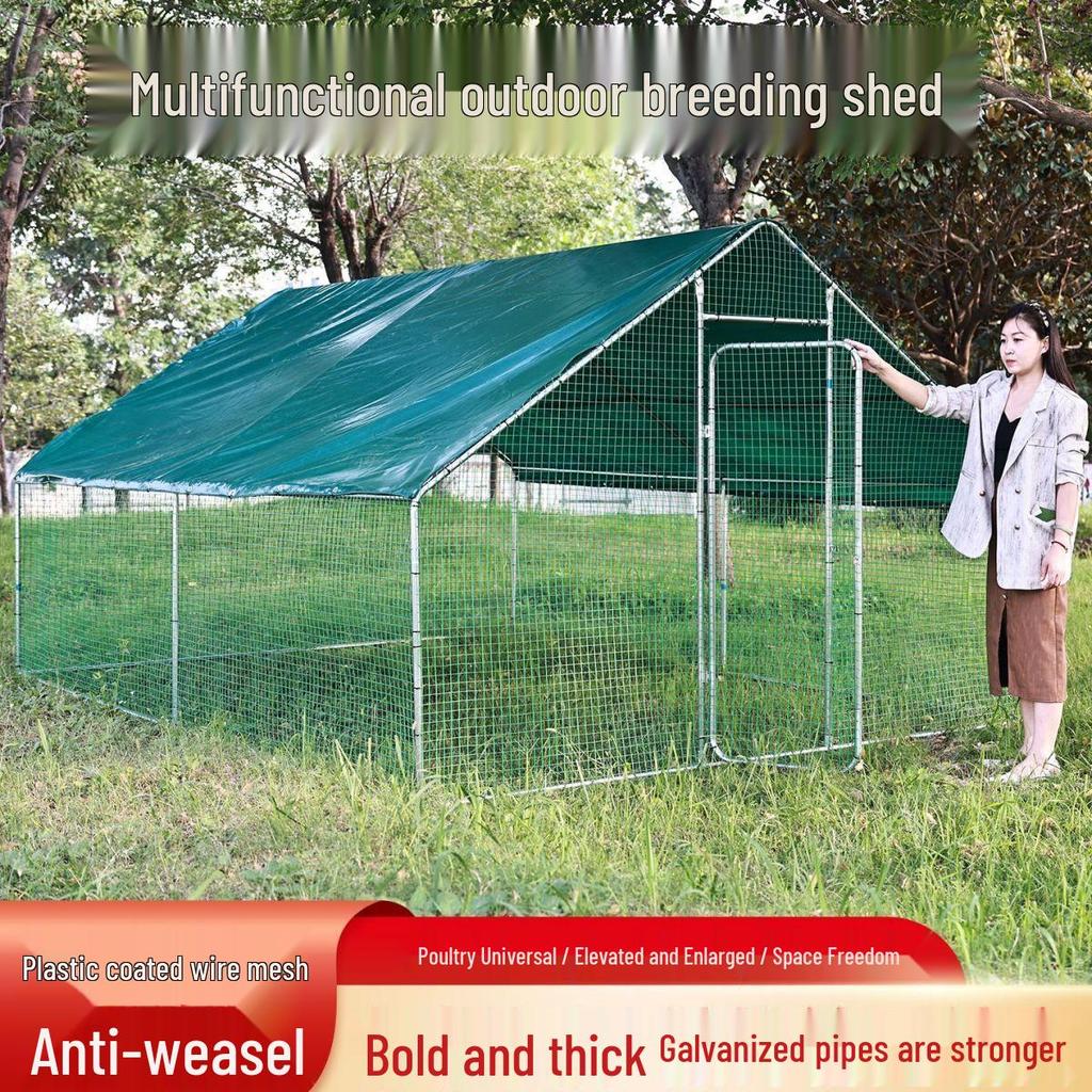 Recinto da Esterno Impermeabile e Protezione Solare Extra Large per Galline, Anatre, Oche e Pavoni