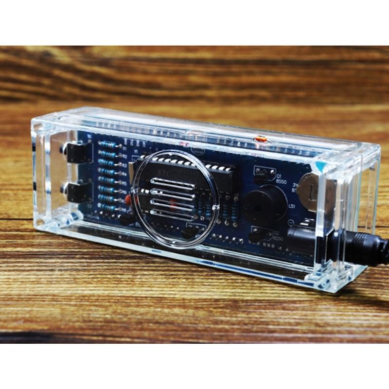 Electronic DIY Digital Clock Making Set Digital Tube LED Clock Single Chip Microcomputer Weldings Training Alarm Clock