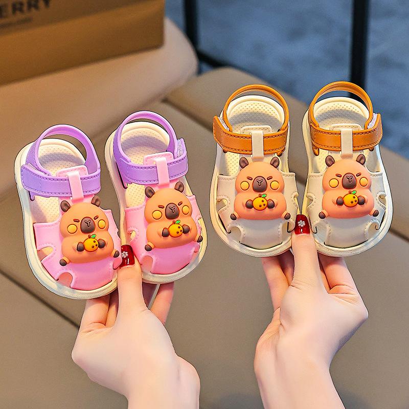 Boys' Sandals Summer Beach Shoes Baby Anti-slip Walking Shoes