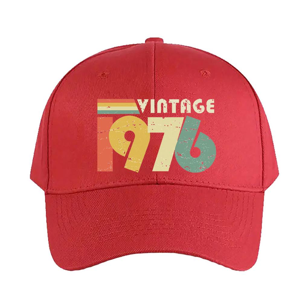 Vintage th Birthday Gift Distressed Cap Man Adult Hat Fashion Casual Adjustable Printed Baseball Caps Trucker Cap
